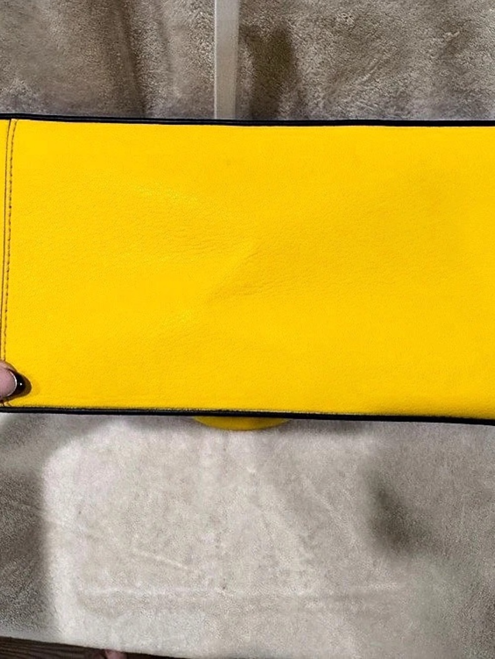 Michael Kors Ciera Medium Saffiano Leather Satchel Yellow - Picture 6 of 8